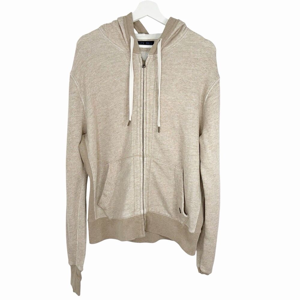 ALEX MILL Huckberry Medium Hoodie Sweatshirt Full Zip Men’s Medium